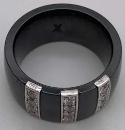 Bague Céramique et Diamants