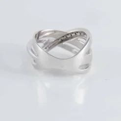 Bague Croisée Diamants