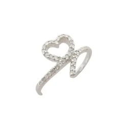 Bague Cœur en Or blanc & Diamants