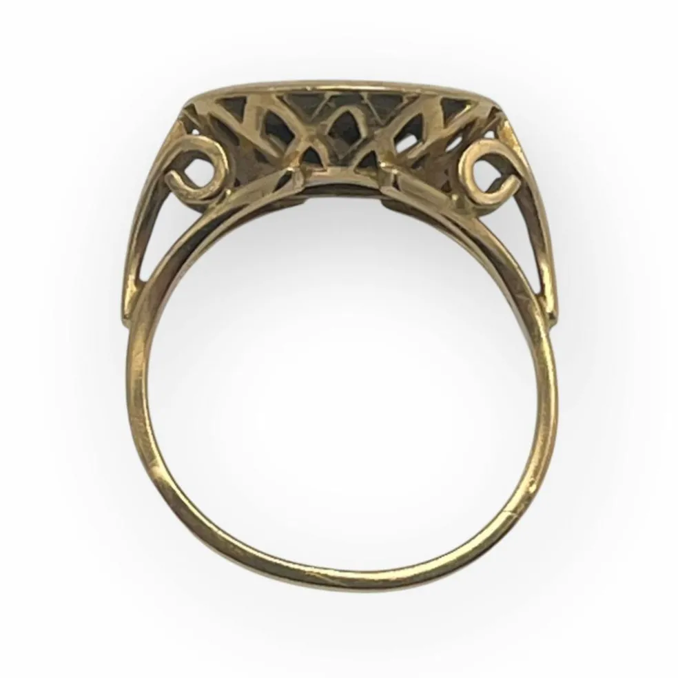 Bague d'amour "+ qu'hier - que demain"