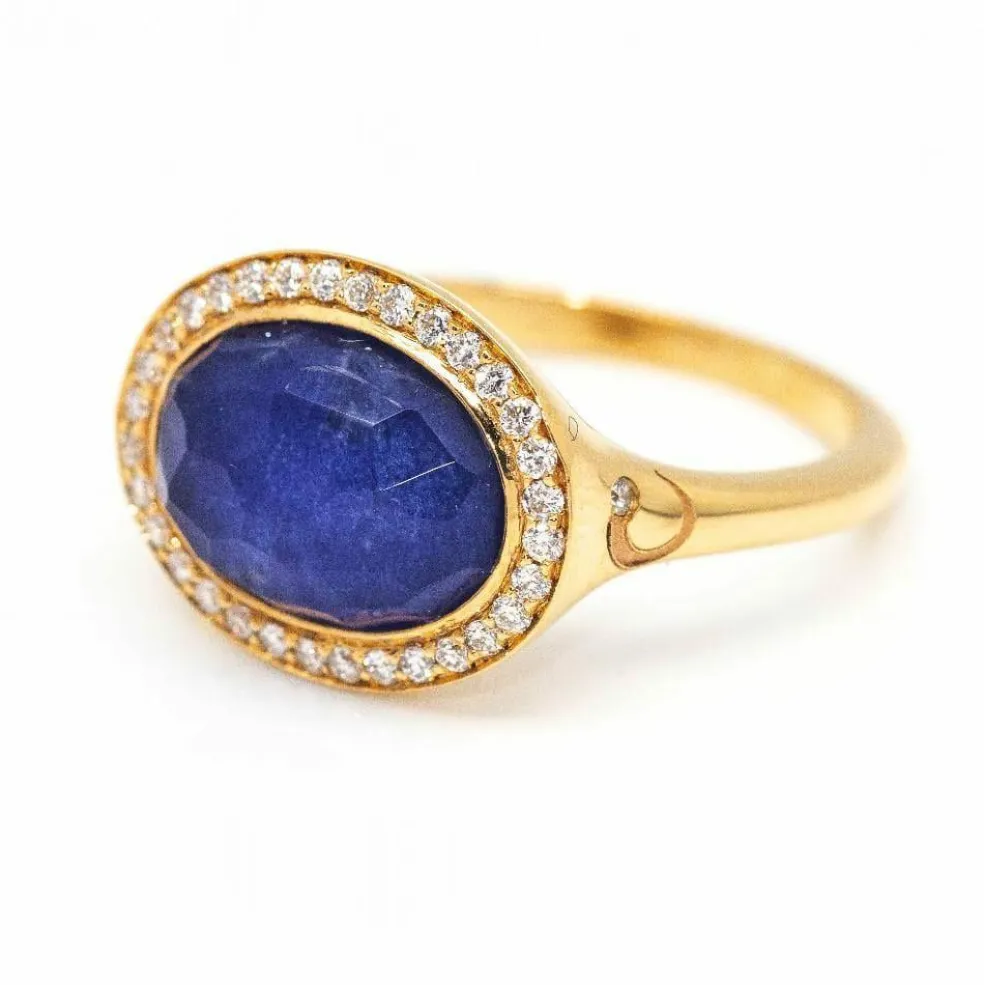Bague DANZE avec Saphir et Diamant