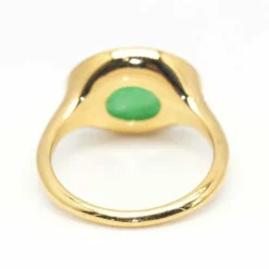 Bague DANZE Chrysoprase et Diamant