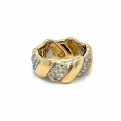 Bague David Webb Or jaune Diamants