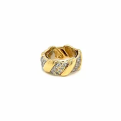 Bague David Webb Or jaune Diamants