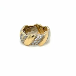 Bague David Webb Or jaune Diamants