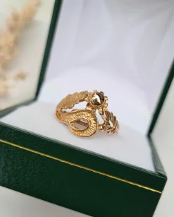 Bague Décor végétal