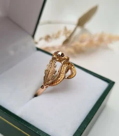 Bague Décor végétal