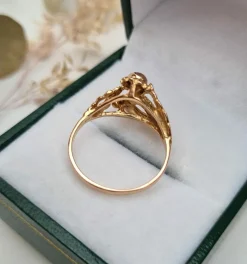 Bague Décor végétal
