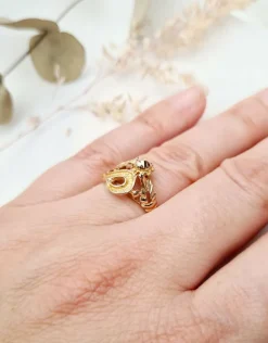 Bague Décor végétal