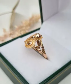 Bague Décor végétal