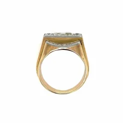 Bague de cocktail Art Déco diamants