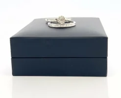 Bague de fiançailles + alliance en or et diamants