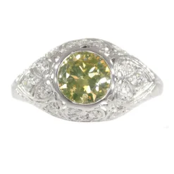 Bague de fiançailles Art Déco