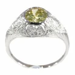 Bague de fiançailles Art Déco
