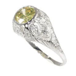 Bague de fiançailles Art Déco