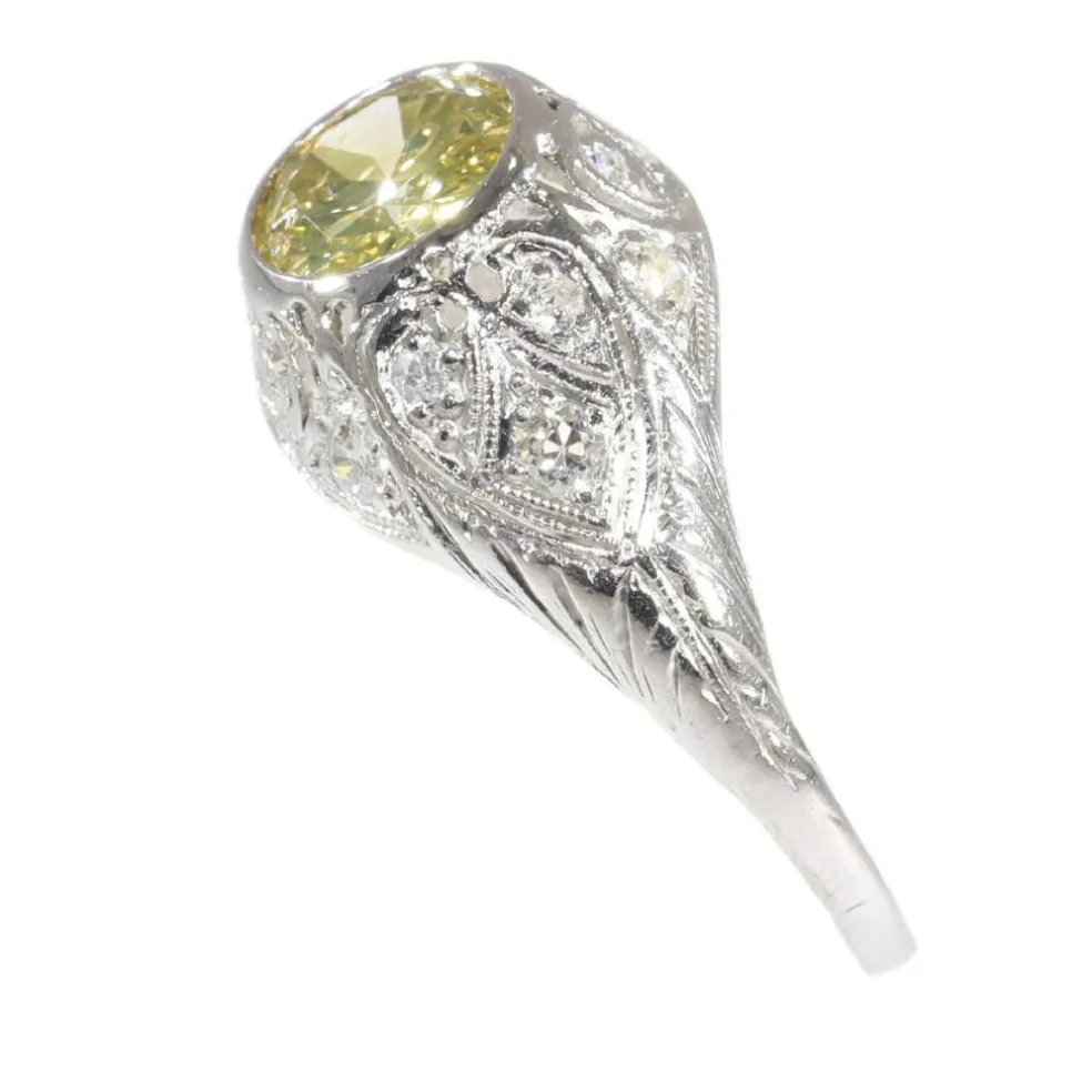 Bague de fiançailles Art Déco