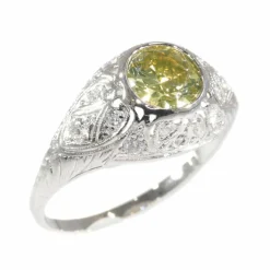 Bague de fiançailles Art Déco