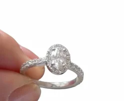 Bague de fiançailles diamant 0.50ct