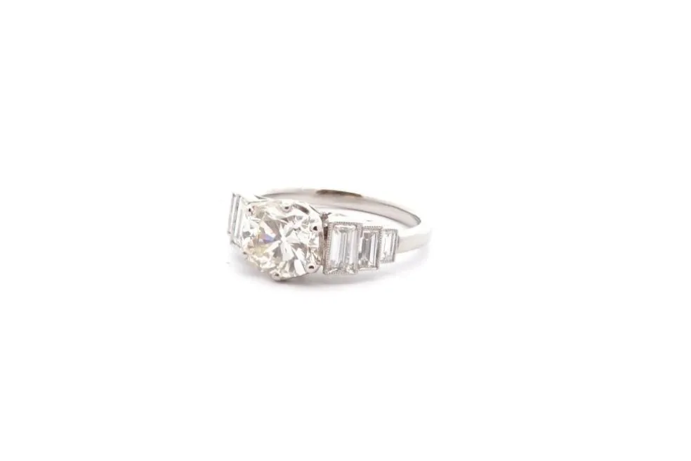 Bague de fiançailles diamant 2,03cts K/SI2