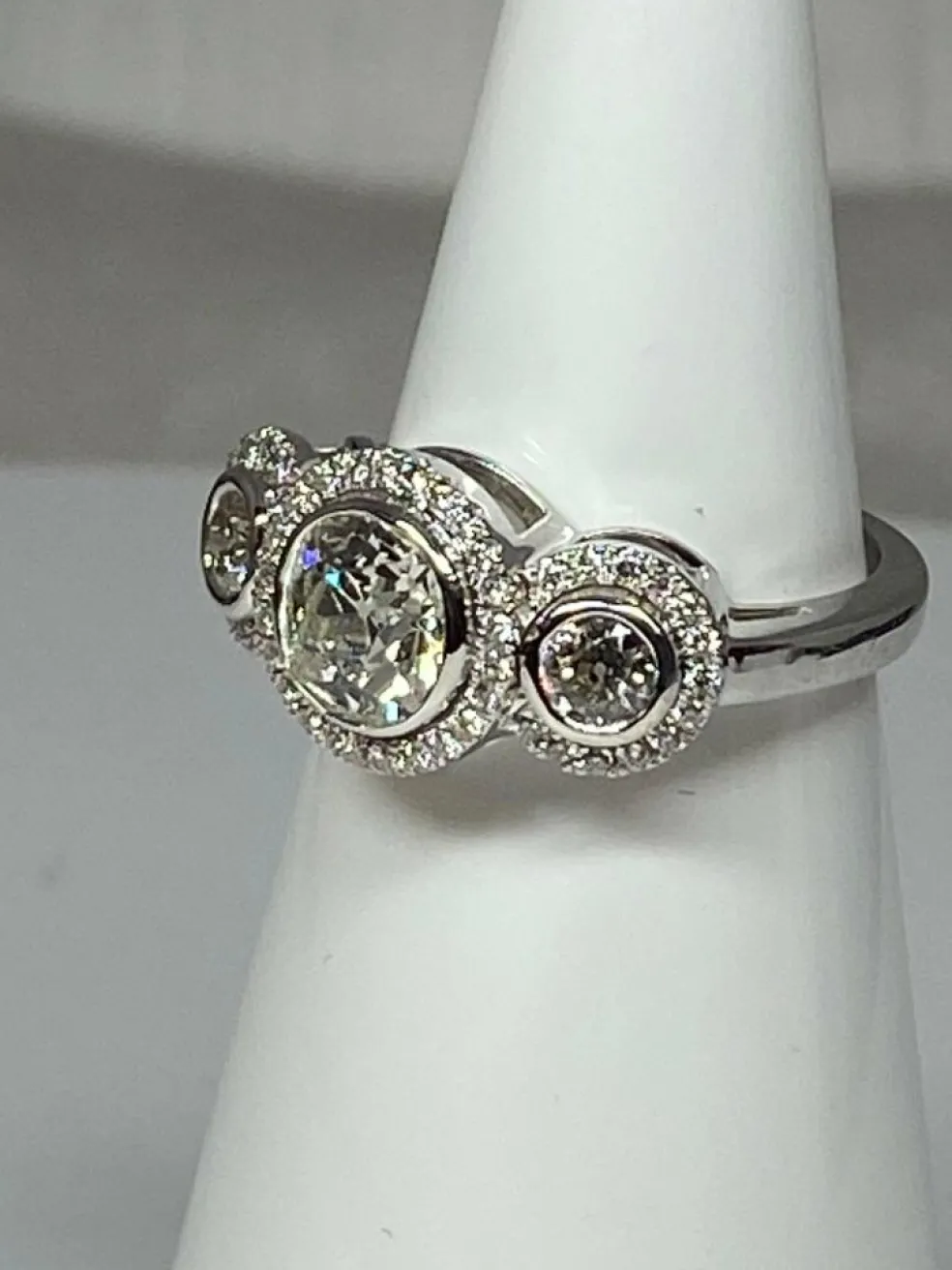 Bague de fiançailles, diamants