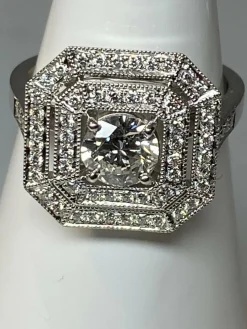 Bague de fiançailles, diamant