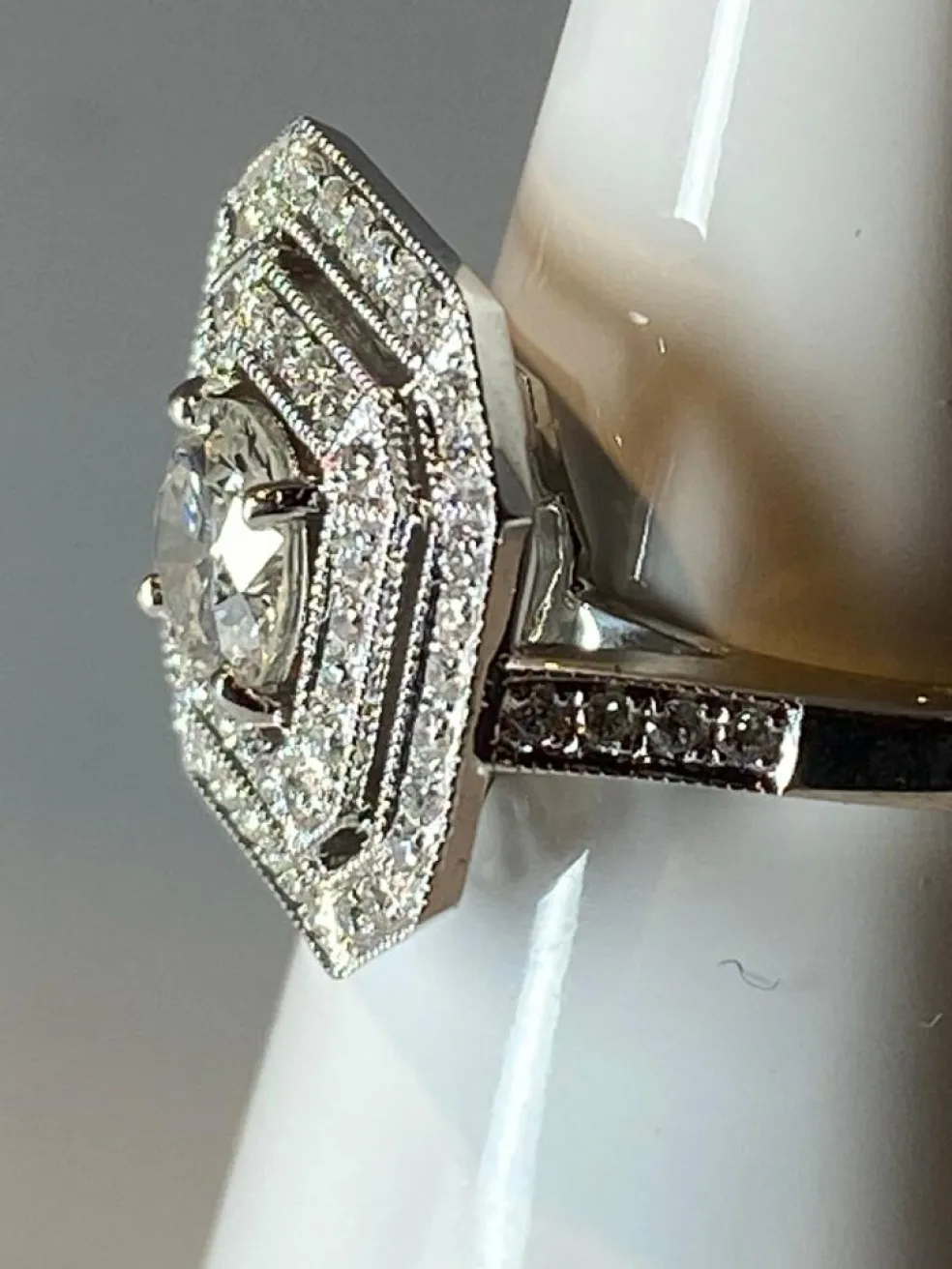 Bague de fiançailles, diamant