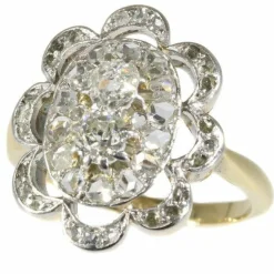 Bague de fiançailles en diamant