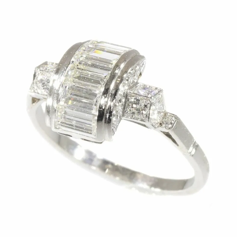 Bague de fiançailles en diamant