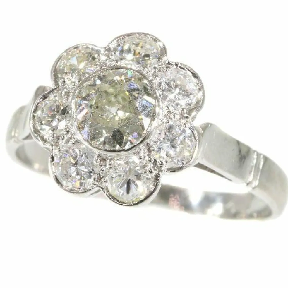 Bague de fiançailles en diamant