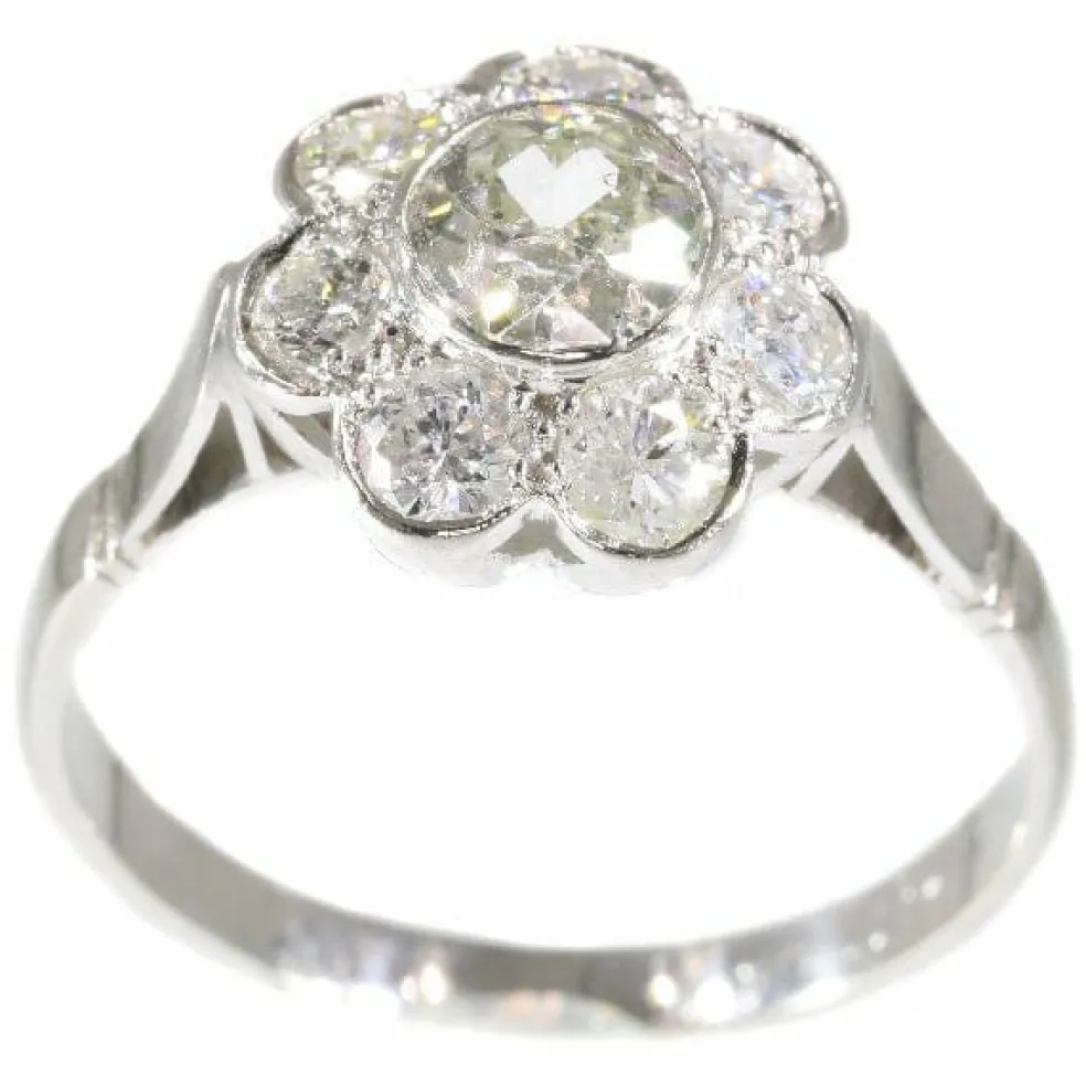 Bague de fiançailles en diamant