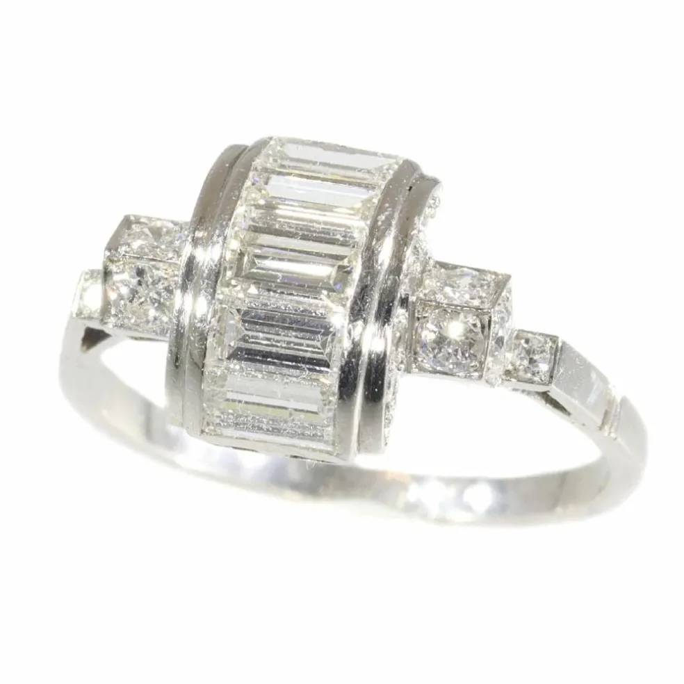 Bague de fiançailles en diamant