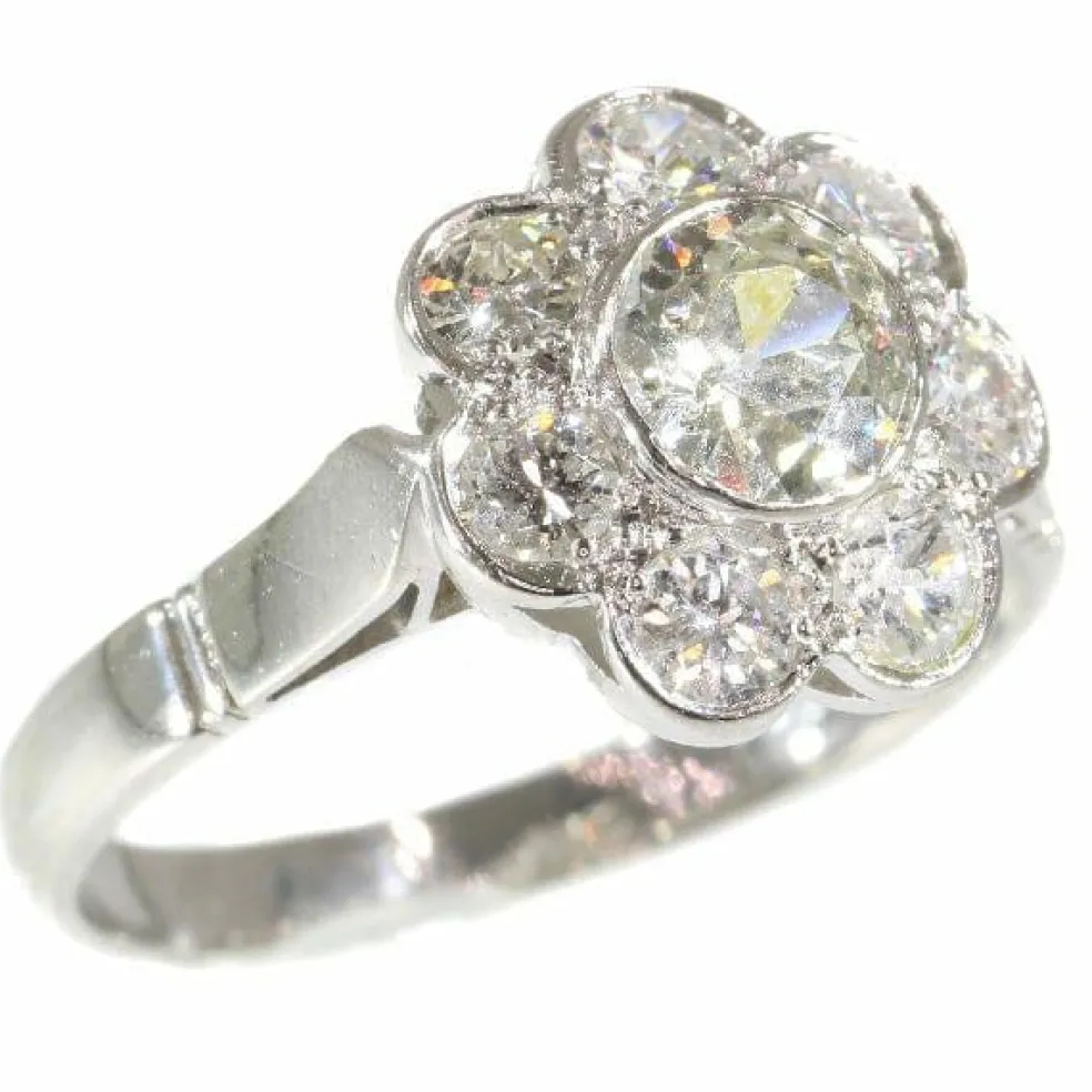 Bague de fiançailles en diamant
