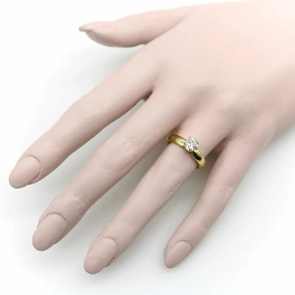 Bague de fiançailles en or
