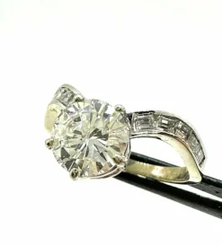 Bague de fiançailles étincelante avec - diamant ct. 1,73