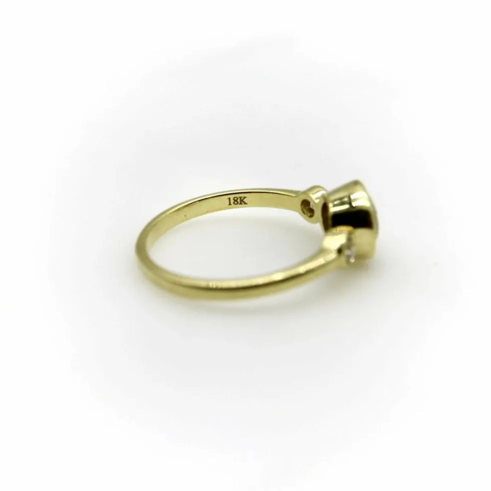 Bague de fiançailles trilogie en or et diamants
