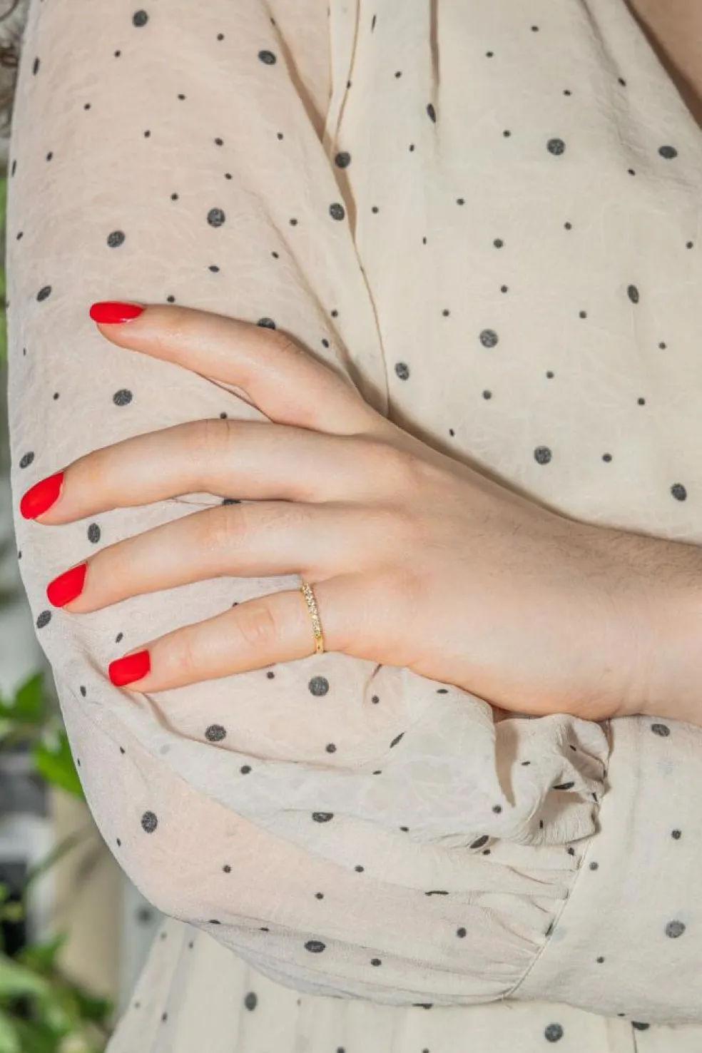 Bague Demi alliance Or jaune Diamant