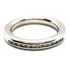 Bague Demie alliance Or blanc Diamant