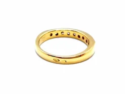 Bague Demie alliance Or jaune Diamant