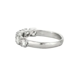 Bague demi-tour or et diamants