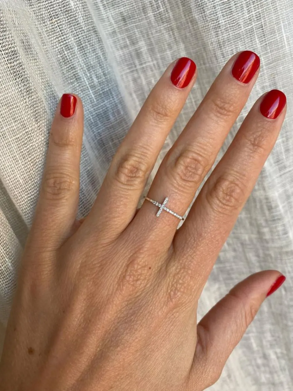 Bague Design Diamant Or