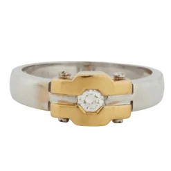Bague Deux Ors - Diamants