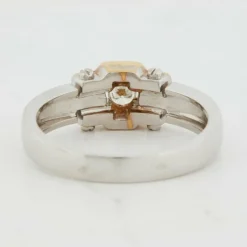 Bague Deux Ors - Diamants