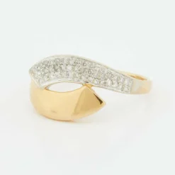 Bague Deux Ors - Diamants