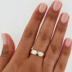 Bague Deux Ors - Diamants