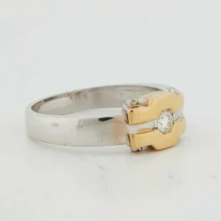Bague Deux Ors - Diamants