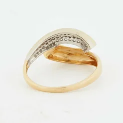 Bague Deux Ors - Diamants