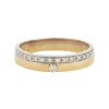 Bague Deux Ors avec Diamants