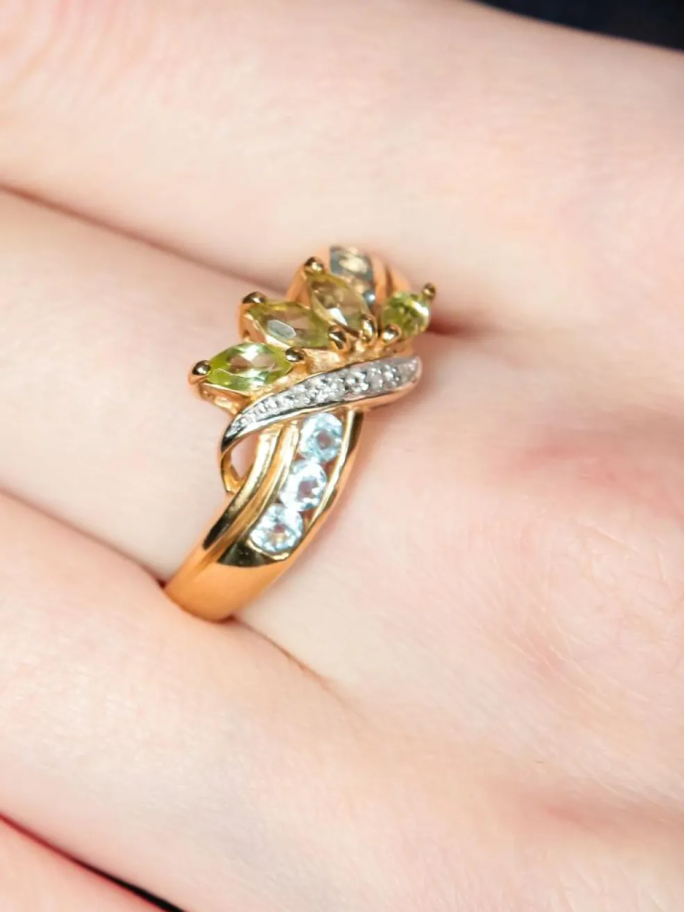 Bague Diadème Péridot