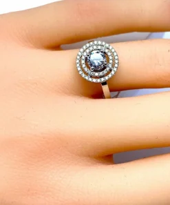 Bague Diamant 0,70 carat couleur E
