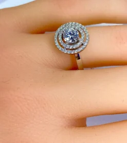 Bague Diamant 0,70 carat couleur E